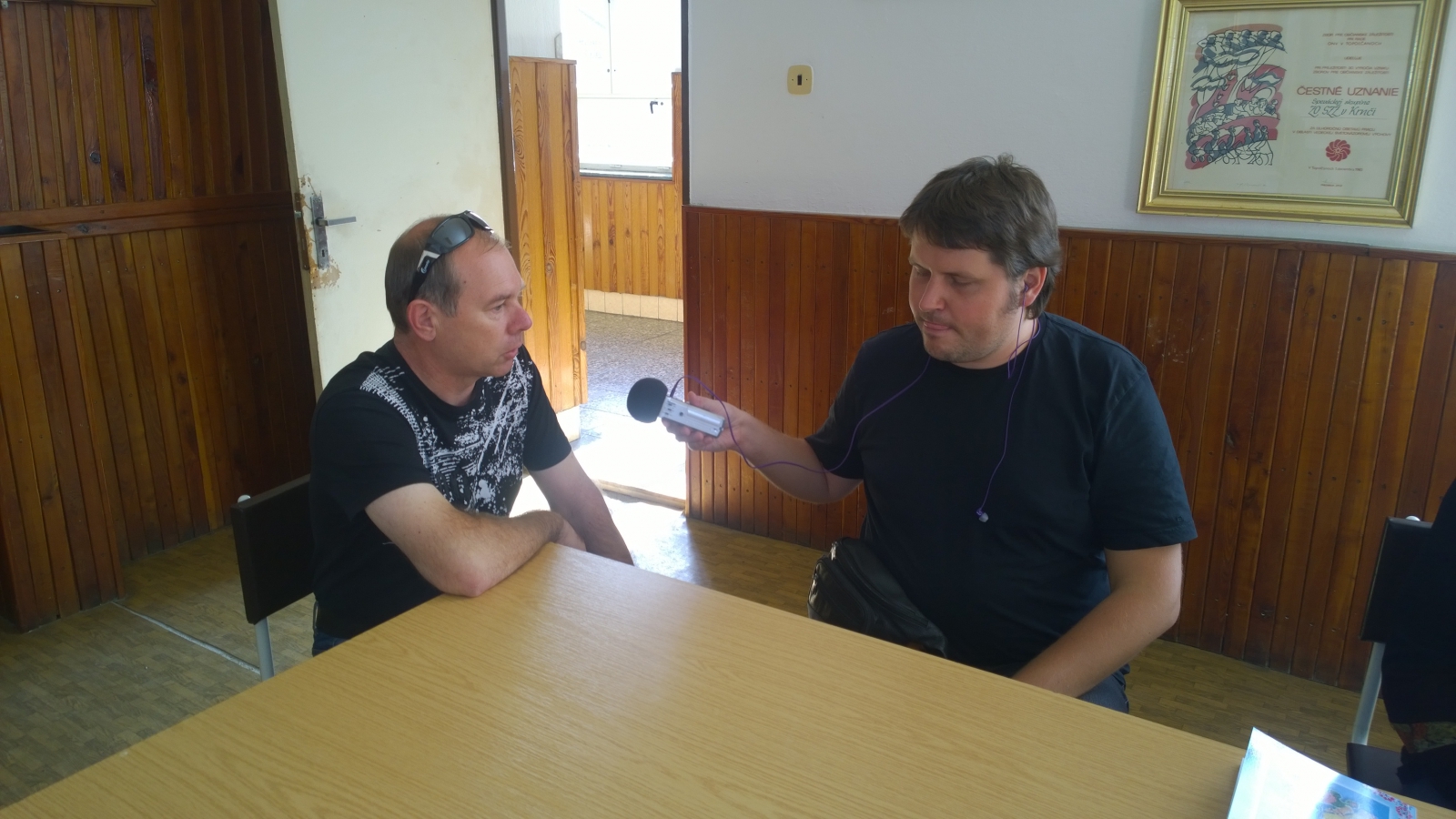 Fotogaléria Natáčanie relácie ku Zbierke ľudových piesní - Rádio Regina (10) Natáčanie relácie ku Zbierke ľudových piesní - Rádio Regina